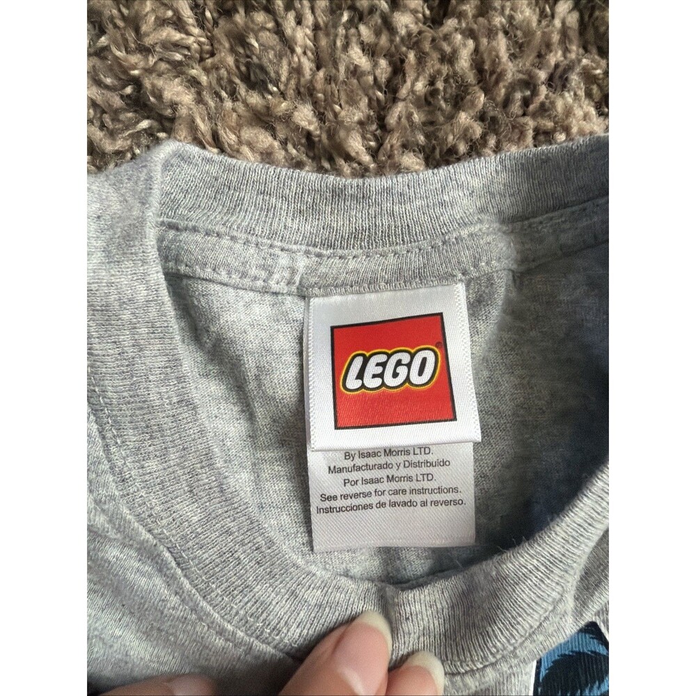 LEGO Legoland Theme Park 14/16 Shirt Shark Gray - Picture 2 of 3